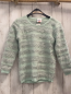 Preview:   Pullover  Gr. 128  mint graue Streifen Strick  