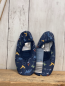 Preview: neu Gymnastikschlappen Gr. 31/32  blau Dinos