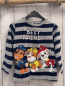 Preview: Nickelodeon Langarmshirt Gr. 110  blau grau gestreift Paw patrol