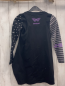 Preview: Desigual Kleid Gr. 122  schwarz grau Herzen Blumen