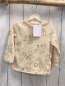 Preview: neu  Langarmshirt  Gr. 74  beige graue Waldtiere 