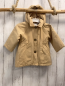 Preview: Zara  Jacke  Gr. 86  beige Kapuze mit Teddyfutter blau beige oliv kariertes futter 