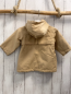 Preview: Zara  Jacke  Gr. 86  beige Kapuze mit Teddyfutter blau beige oliv kariertes futter 