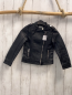 Preview:   Lederimitatjacke  Gr. 110  schwarz silber Reißverschlüsse 