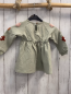 Preview: Rabbit & Bear  Kleid  Gr. 74  mint bunte Plüschblumen 