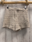 Preview: Zara  Wintershorts  Gr. 140  weiß grau bunte Fäden Bund verstellbar 