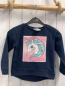 Preview: H&M  Pullover  Gr. 98  blau Pailettenbild mit Einhorn