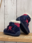 Preview: neu Elefanen  Schuhe  Gr. 19  blau pink Stern Klettverschluss + Nähte gefüttert 