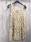 Preview: Zara Kleid  Gr. 152  beige gelb braune Blumen 