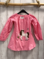 Preview:   Bluse  Gr. 128  pink weiße Herzen Pferd Blumen