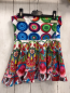 Preview: Desigual  Rock Gr. 122/128  weiß bunte Kringel + Blumen 