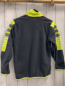 Preview: CMP Pullover  Gr. 128  grau Fleece + grau hellgrün weiße Streifen Reißverschluss 