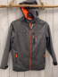 Preview:   Softshelljacke  Gr. 146  grau orange bund 