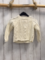 Preview:  Strickjacke  Gr. 74  creme Lochmuster 