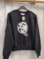 Preview: H&M Pullover  Gr. 146/152  grau Discokugel silber Steine 