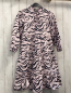 Preview: Scotch & Soda Kleid Gr. 140  rosa schwarzes Zebramuster