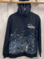 Preview:   Pullover  Gr. 158  schwarz Kapuze weiß hellgrün hellblaue Punkte Kapuze 