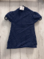 Preview: Blue Seven  Kleid  Gr. 62  blau weiße Punkte Strick 