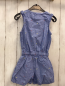 Preview: Sergent Major  Playsuit  Gr. 116  blau bunte Schirme weiße Kordel 