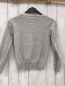 Preview: Heach Junior  Strickjacke  Gr. 128  grau weißer Bund 