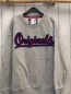 Preview: Vingino   Pullover  Gr. 152  grau weinrote Plüschschrift blauer Bund 