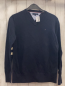 Preview: Tommy Hilfiger  Pullover  Gr. 164  blau Strick weiße Sterne + Streifen an den Ellenbogen