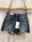Preview: neu Zara  Shorts  Gr. 36  blau Jeans Fransensaum NP 25,95 € 