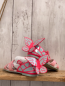 Preview: Sophia Webster  Sandalen  Gr. 29  rosa Glitzerriemen + pink + mint Lack mit Schmetterling