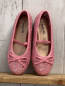 Preview: neu Barbarella  Schuhe  Gr. 34  rosa mit Glitzersteinen Schleife 