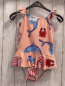 Preview: Mini Rodino  Badeanzug  Gr. 116  lachs Delfine Muscheln Krabbe 