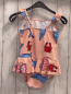 Preview: Mini Rodino  Badeanzug  Gr. 116  lachs Delfine Muscheln Krabbe 