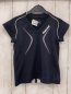 Preview: Babolat  Sportshirt  Gr. 122  blau weißer Bund + Striche 