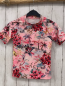 Preview: Next  UV-Schutzshirt  Gr. 122  rosa Blumen Palmen Surferin ua 