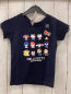 Preview: neu Uniqlo  T-Shirt  Gr. 98  blau bunte Figuren Hello Kitty 