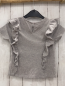 Preview: Monsoon  T-Shirt  Gr. 122  grau Pailettensterne Rüschen 