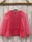 Preview: Name it  Sommerbluse  Gr. 134  pink transparente Ärmel 