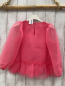 Preview: Name it  Sommerbluse  Gr. 134  pink transparente Ärmel 