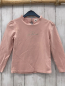 Preview: Christian Lacroix Langarmshirt  Gr. 122  rosa Rüschenbund Schrift aus Steinen 