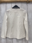 Preview: Desigual  Langarmshirt  Gr. 128  weiß hellrote Glitzerherzen 