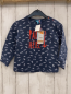 Preview: neu lief!  Pullover  Gr. 86  blau hellgraue Fahrzeuge rote Schrift np 15,95 € red auf 11 € 