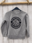 Preview: Pepe Jeans  Pullover  Gr. 140  grau schwarze Schrift Käfer Wappen 