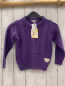 Preview: neu Steiff  Pullover  Gr. 98  lila Strick Zöpfe 
