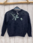 Preview: Zara  Pullover  Gr. 134  blau Strick flusig mint Pailetten 