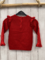 Preview: Janie & Jack  Pullover  Gr. 98  rot Strick Rüschen Zöpfe 