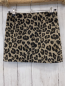Preview: Next  Rock Gr. 128  beige schwarz ocker leoprint 