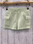 Preview: Olivia Kay  Shorts  Gr. 128  mint aufgesetzte Taschen Gummizugbund mit Schleife 
