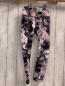 Preview: Soc Sportleggings  Gr. 122/128  grau beige altrosa weißer Druck 