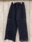 Preview: Liu-Jo  Hose  Gr. 122  blau mit innenshorts Blumenlochstickerei 