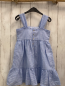 Preview: Mayoral  Kleid  Gr. 128  blau weiße Streifen große Schleife 