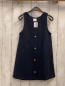 Preview: Zara  Kleid  Gr. 122  dunkelblaugoldene knöpfe 